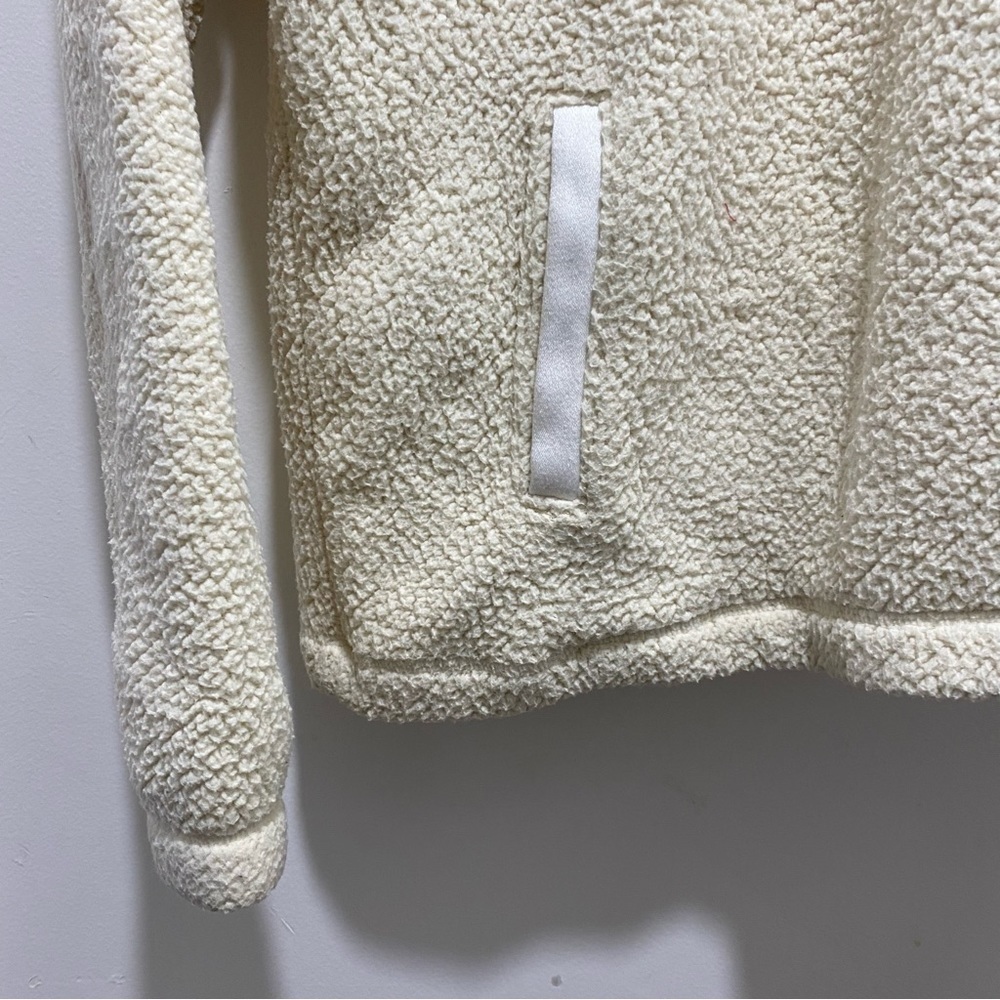 WOMEN'S abercrombie & fitch soft AF sherpa pullover hoodie -Size SMALL- … - Picture 3 of 5